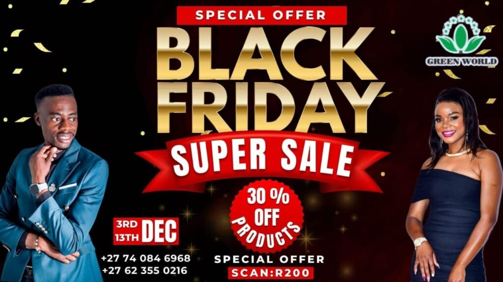 GREEN WORLD BLACK FRIDAY